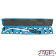 Changeable Pulley Holder Wrench Set 15 pcs, ZR-36CPHWS15 - ZIMBER-TOOLS