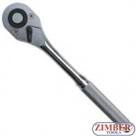 Reversible ratchet handle features a 24 teeth, 1/4" (ZL-2024Q) - ZIMBER TOOLS