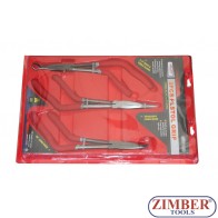 3PC PISTOL PLIER SET - ZT-01141, SMANN TOOLS