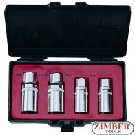 Stud extractor set SAE 6-mm, 8 - mm,10 -mm, 12- mm. 4pc,5042 - FORCE