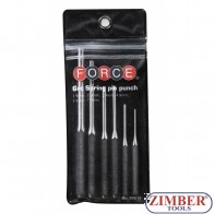 Spring pin punch set 6pc - Force 50614 