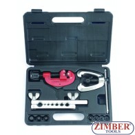 Podwójny przyrząd do wywijania obrzeży z obcinakiem do rur , 656 - FORCE.