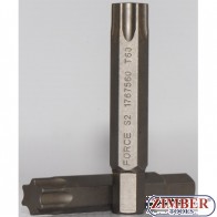 T55 75mm LONG TORX STAR BIT - 1767555 (JN 91056) - FORCE