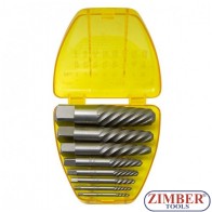 Screw extractor set 8pc - 63006B - FORCE