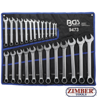 Zestaw kluczy płasko-oczkowych calowe 1/4" - 1.1/4" 25 szt. (9473) - BGS technic