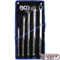 Zestaw kluczy oczkowych dwustronnych | długi | 8 - 19 mm | 5 szt.-1187 - BGS technic.