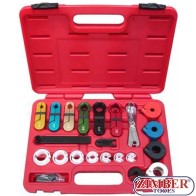 ZESTAW DO ROZŁĄCZANIA ZŁĄCZEK KLIMATYZACJI, PALIWA 22 pcs - ZIMBER-TOOLS