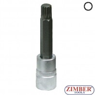 1/2" Spline socket bit (100mmL) M-10 mm, 34910010 - FORCE