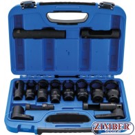 Oxygen Sensor Socket Set | 14 pcs. - 1149 - BGS technic.