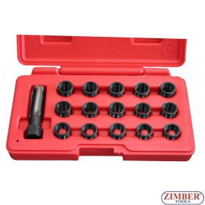 16PCS Spark Plug Thread Repair Tool Set, ZT-01S0525 - SMANN TOOLS