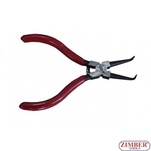 Snap ring pliers Internal 90° bent tip (close) 5" 125mm (ZR-19CPBC05) - ZIMBER TOOLS