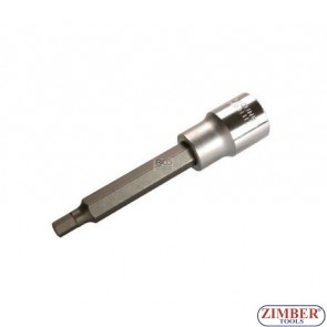 1/2" Hex socket bit 100mmL 6mm (ZB-4261) - BGS