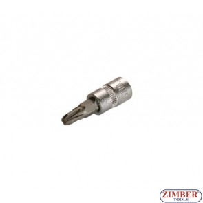 1/4" Pozidriv socket bit 32mmL PZ3, (ZB-2492) - BGS