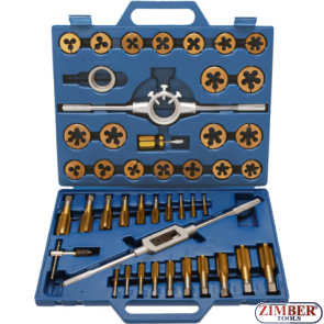 Tap and Die Set | Tin-Coated | M6 - M24 | 45-tlg. - 1899 - BGS technic.