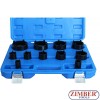 Special Socket Set for Grooved Nuts, 22-75 mm -11-piece - ZT-04B1081 - SMANN TOOLS.
