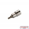 1/2" Spline socket bit 55mmL М5, (ZB-4350) - BGS