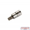 1/2" Spline socket bit 55mmL M12 (ZB-4354) - BGS