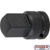 Impact Socket Adaptor | internal square 12.5 mm (1/2") - external square 20 mm (3/4") - 279 - BGS technic.