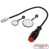 Magnetic Pick Up Tool Telescopic 600mm Inspection Magnifying Mirror Led- 4200 -Nelsen.