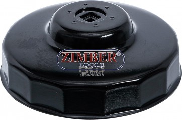 Oil Filter Wrench | 15-point | Ø 108 mm | for Volvo Diesel - 1039-108-15 - BGS technic.