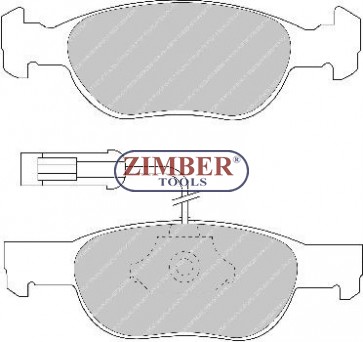 НАКЛАДКИ ПРЕДНИ С ДАТЧИК K-T ALFA ROMEO 145, 146, FIAT BRAVA, BRAVO, MAREA, PUNTO - FERODO (FSL1040)