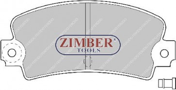 НАКЛАДКИ ЗАДНИ С ДАТЧИК K-T RENAULT 18, 21, 25, ESPACE, FUEGO - FERODO