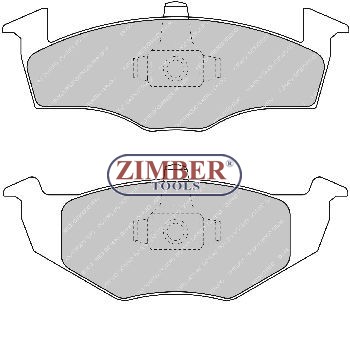 НАКЛАДКИ ПРЕДНИ K-T SEAT CORDOBA, IBIZA, TOLEDO, VOLKSWAGEN GOLF - FERODO