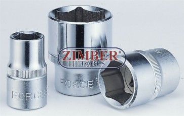 1/2" 6pt. 27 -mm. Flank socket - 54527 - FORCE.