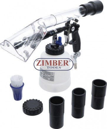 Twister Cleaning Gun with Brush and Extractor Attachment | 7 pcs. - 70000 -BGS-technic.