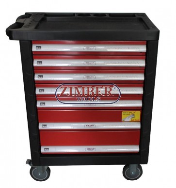 7-Drawer Roller Tool Cabinet  With Hand Tools, ZT-01163 -SMANN TOOLS.
