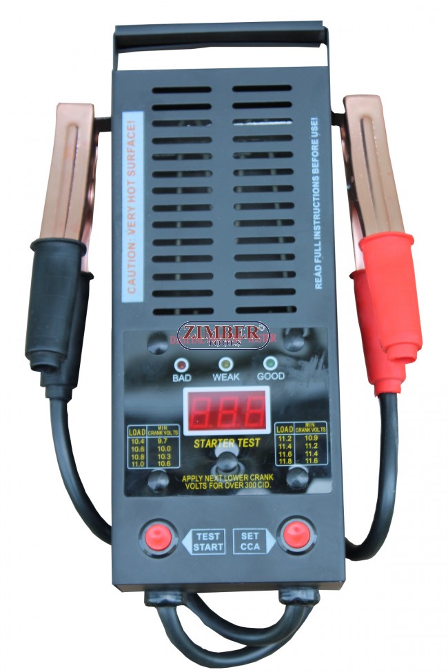Testeur/analyseur numérique de batterie MotoMaster, 12 V
