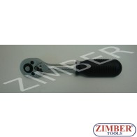 Reversible ratchet handle features a 48 teeth, 1/4" (ZL-1000) - ZIMBER TOOLS