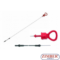 Oil dipstick AUDI-100, 655mm (ZR-36AOD) - ZIMBER-TOOLS