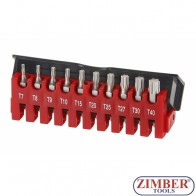10pc Star bit set 1/4" - 21012 Force