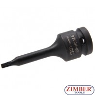 Вложка удaрна RIBE M4, дължина 75 мм 1/2"- BGS