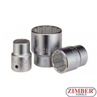 Steckschlüssel-Einsatz Zwölfkant | Antrieb Innenvierkant 32mm 3/4 12pt - FORCE