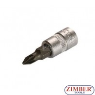 1/4" Phillips socket bit 32mmL PH.3 (ZB-2489) - BGS
