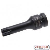 Impact Bit Socket 12.5 mm 1/2" Drive T-Star for Torx T60 (5480-T60) - BGS technic