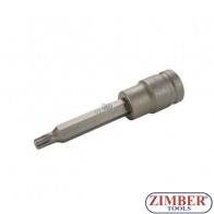 Накрайник на вложка ударна T-STAR, 100 mm удължен 1/2" T40 - BGS