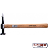 Karosseriehammer | runder, flacher Kopf / gerade, horizontale Finne 480-g. (1672-3) - BGS technic