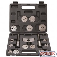 Brake Piston Reset Tool Set | 18 pcs.-1110-BGS technic.