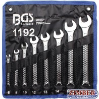 Maul-Ringschlüssel-Satz | SW 6 - 19 mm | 8-tlg. 1192- BGS technic.