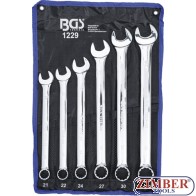 Maul-Ringschlüssel-Satz | extra lang | SW 21 - 32 mm | 6-tlg. - 1229 - BGS-technic.