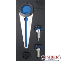 Kurbelwellen-Riemenscheibenhalter- und Drehwerkzeug-Satz | für BMW 2.5D - 9309 - BGS technic.
