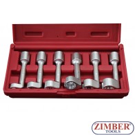 Diesel Injector  Socket Wrench Set 6pc - ZR-36OERWS - ZIMBER TOOLS