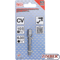 Electric Drill Adaptor | 6.3 mm (1/4") Drive / 10 mm (3/8") | 9685-2 - BGS technic.