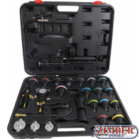 Kühlsystem-Abdruck und Prüfgerät inkl. Befüllsystem | 27-tlg.98098-BGS technic.-Kraftmann.