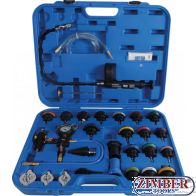 Kühlsystem-Abdrück-Satz inkl. Befüllsystem | 28-tlg. 8098  - BGS technic.