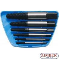 Screw Extractor Set | Sizes 1 - 6 | 6 pcs. - 1896 - BGS-technic.