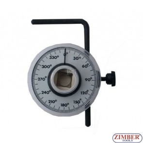 Drehwinkel-Messgerät | Antrieb Innenvierkant 12,5 mm (1/2") (3084) - BGS technic